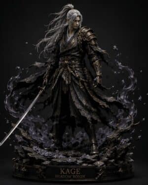 KAGE Shadow Ronin premium statue front view