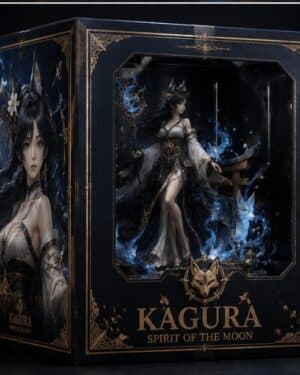 KAGURA Spirit of the Moon premium statue other view