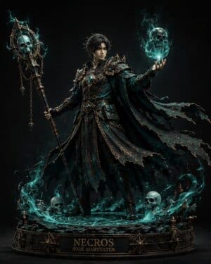 NECROS Soul Harvester premium statue front view