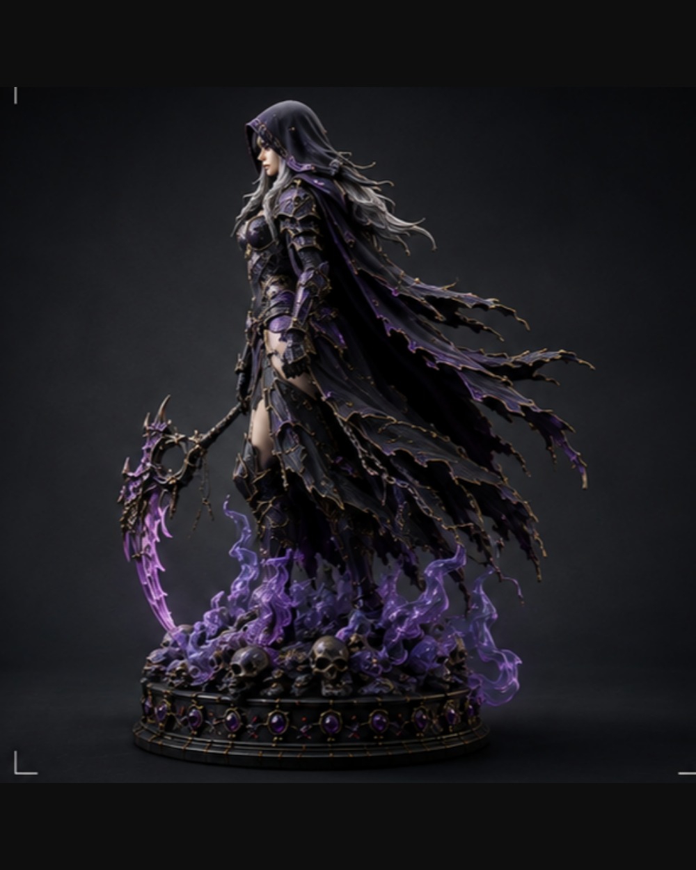 Night Banshee 1/6 scale premium collectible statue, hero angle
