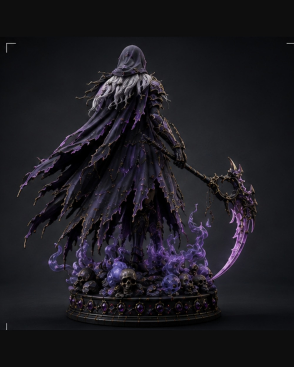 Night Banshee 1/6 scale premium collectible statue, side view