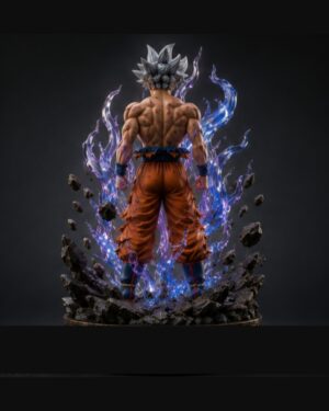 The Silver Ascendant 1/6 scale premium collectible statue, back view