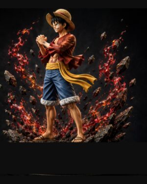 The Straw-Hat Captain 1/6 scale premium collectible statue, hero angle