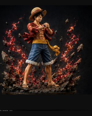 The Straw-Hat Captain 1/6 scale premium collectible statue, side view