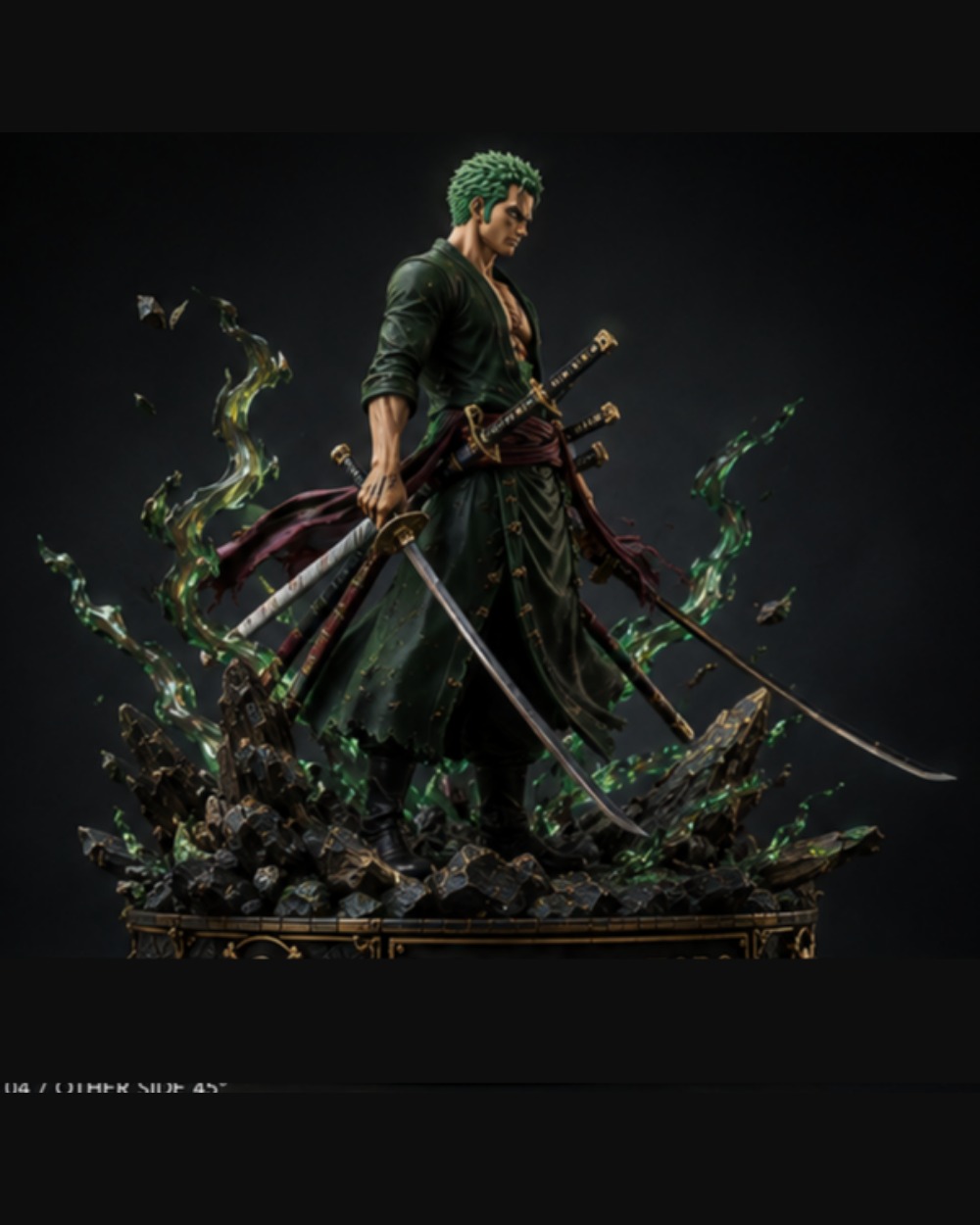 The Three-Sword Ronin 1/6 scale premium collectible statue, side view