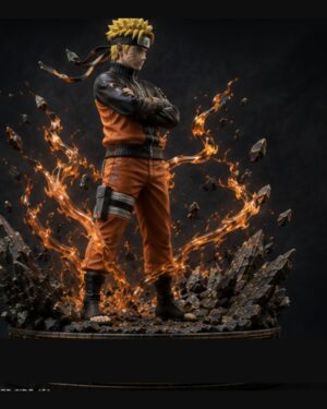 The Whirlpool Ninja 1/6 scale premium collectible statue, side view