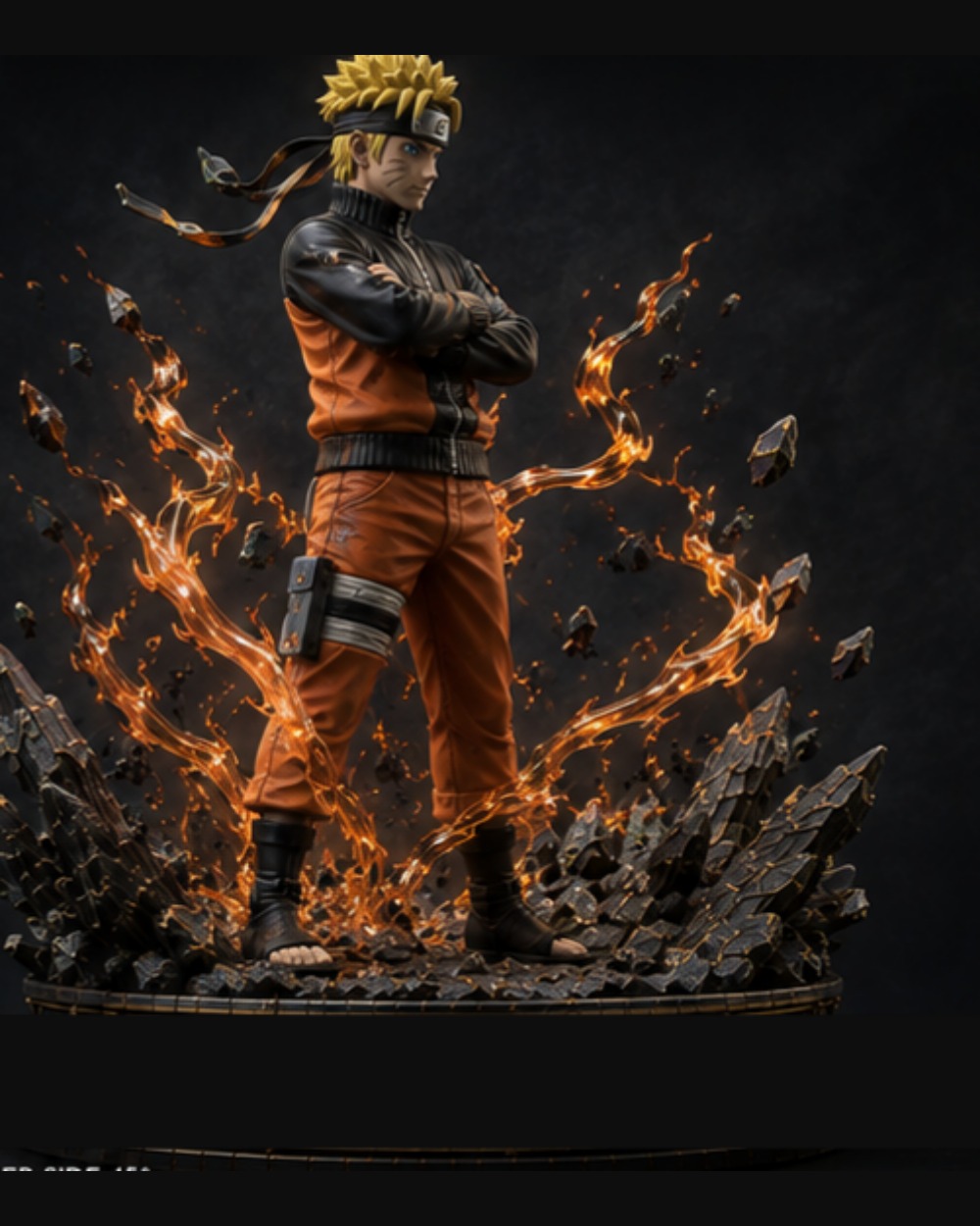 The Whirlpool Ninja 1/6 scale premium collectible statue, side view