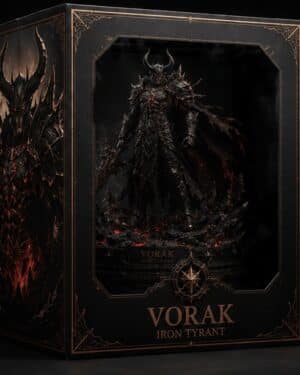 VORAK Iron Tyrant premium statue other view